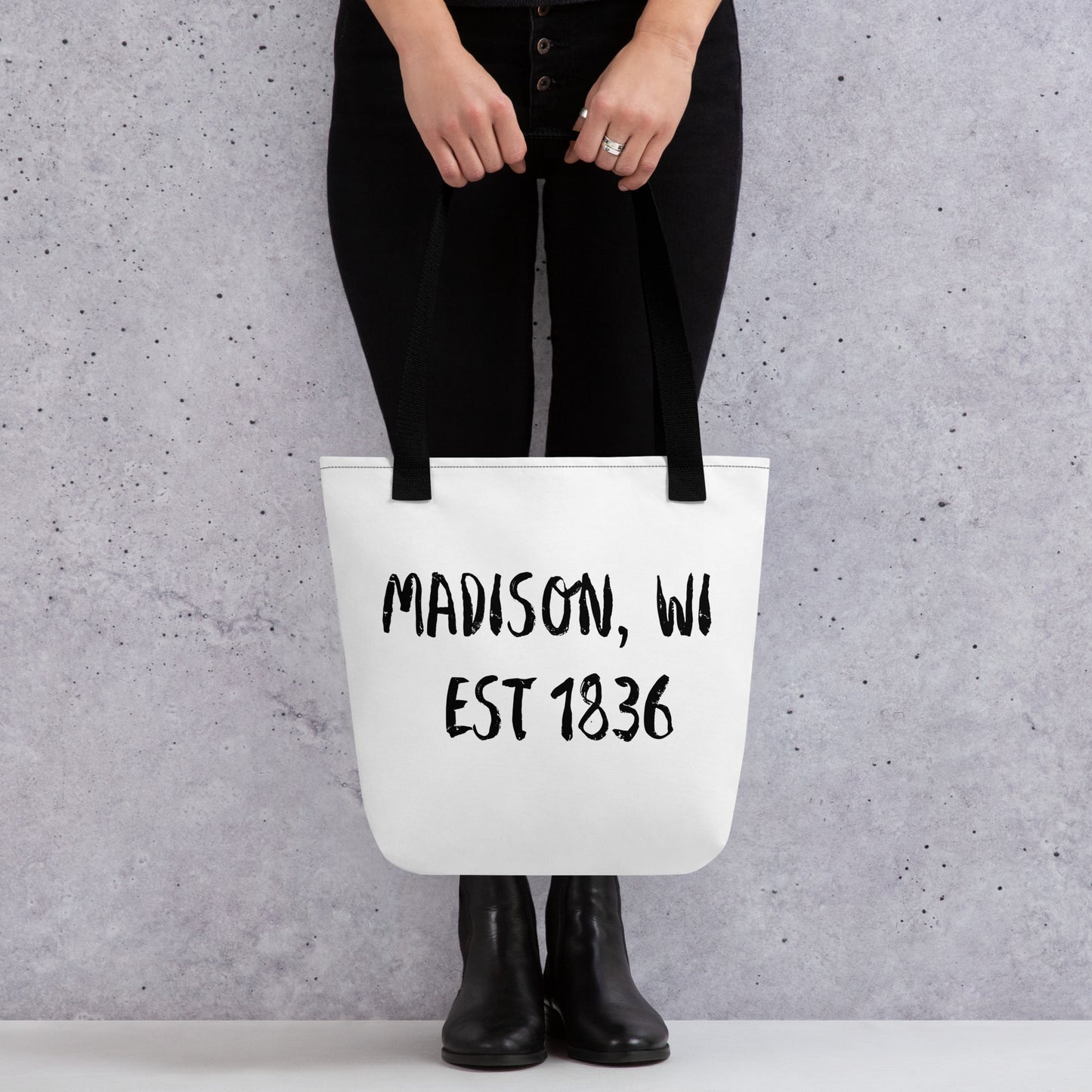 Madison, WI EST. 1836 Tote bag