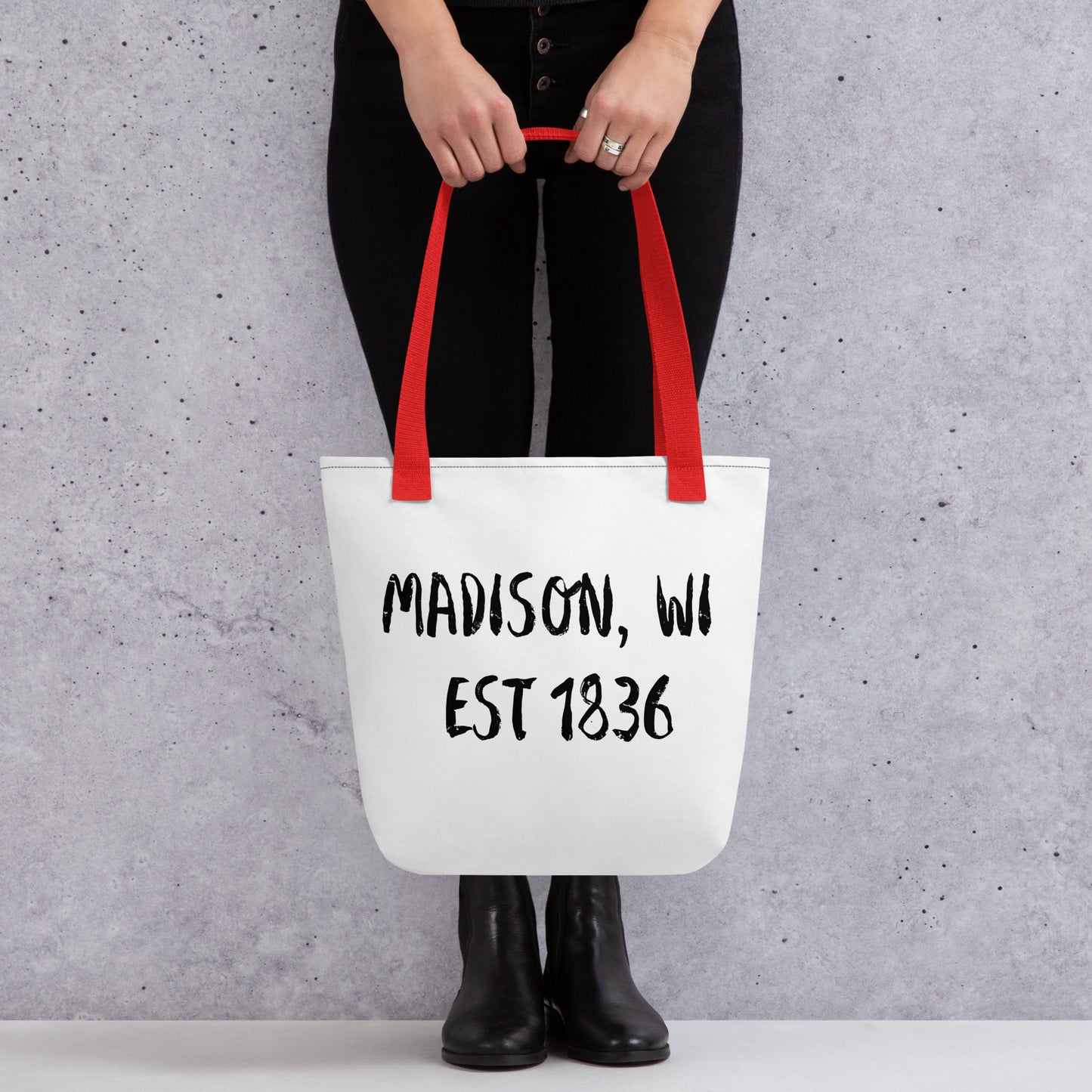 Madison, WI EST. 1836 Tote bag