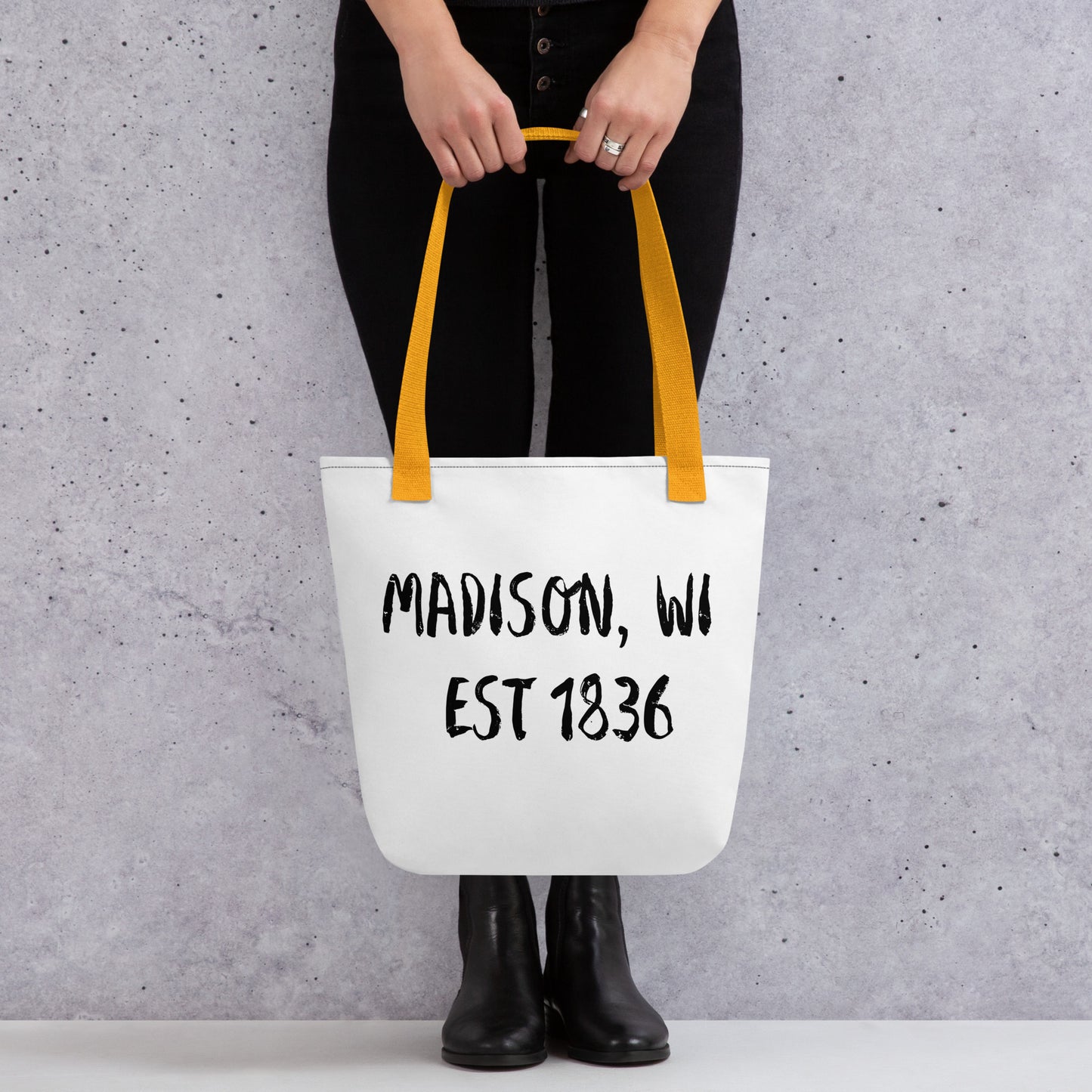 Madison, WI EST. 1836 Tote bag